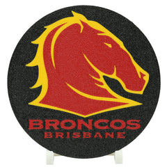Brisbane Broncos NRL Coaster 3D Printed Drink Coaster