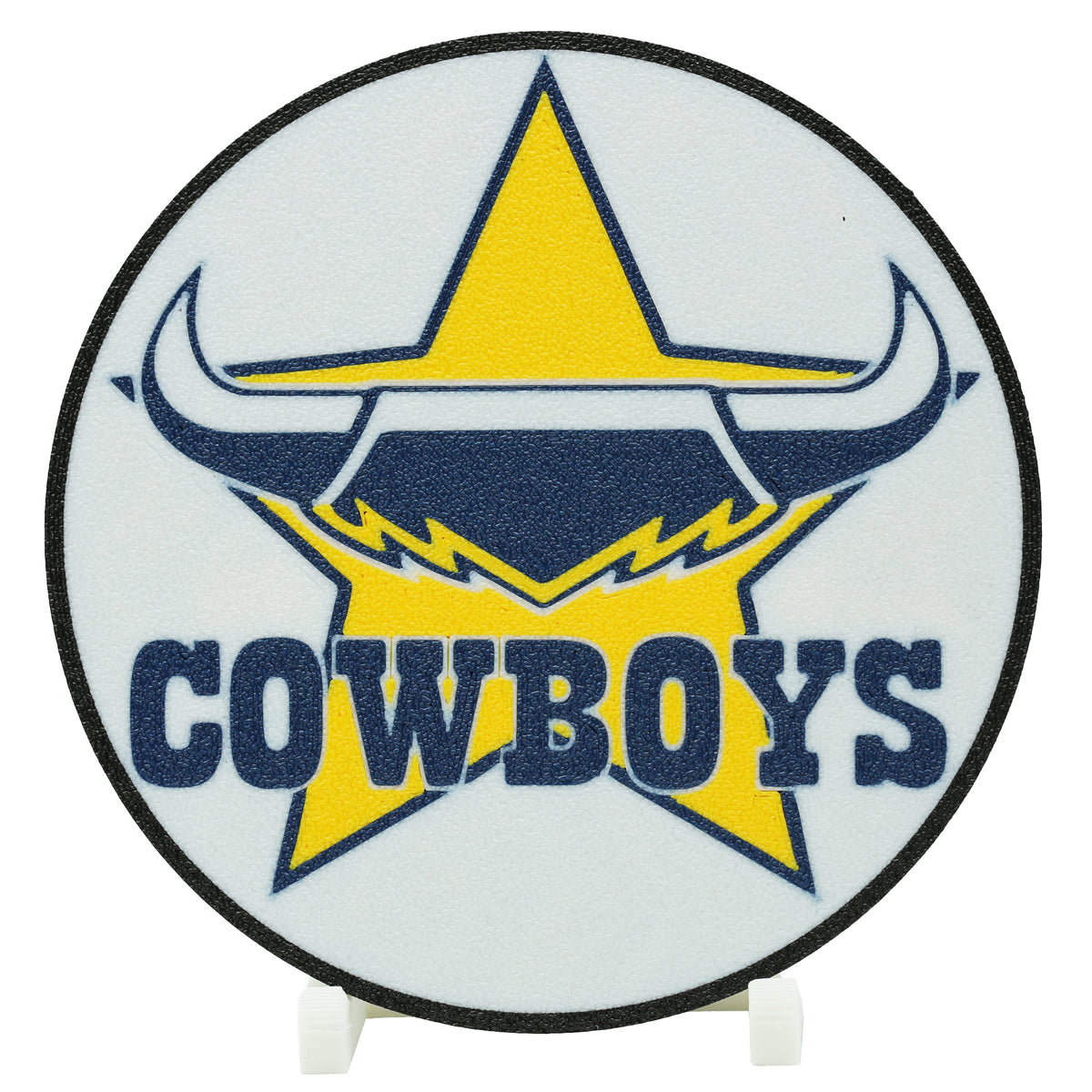 North Queensland Cowboys NRL Coaster 3D Printed Drink Coaster