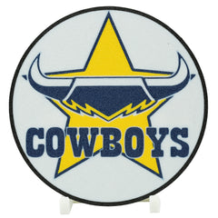 North Queensland Cowboys NRL Coaster 3D Printed Drink Coaster