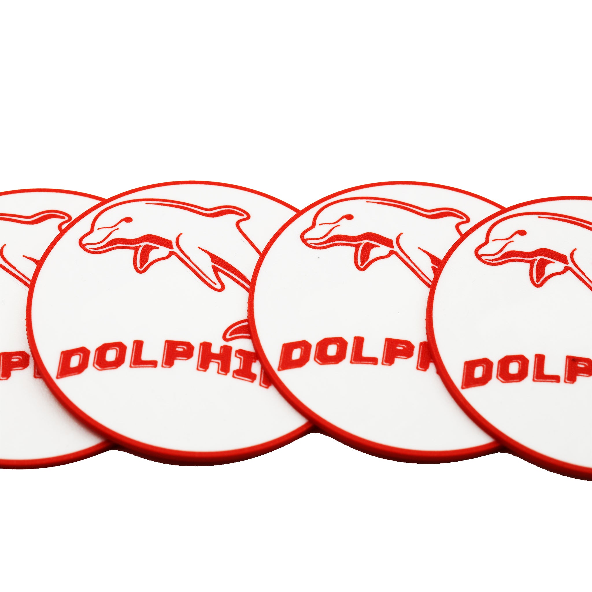Dolphins NRL Coaster 3D Printed Drink Coaster