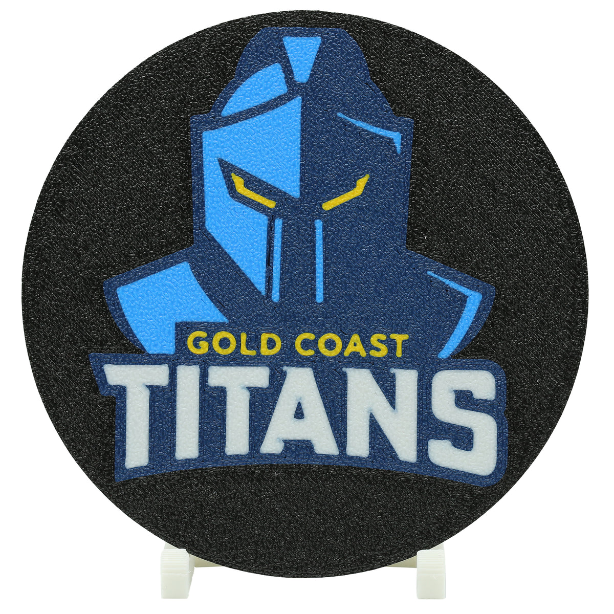 Gold Coast Titans NRL Coaster 3D Printed Drink Coaster