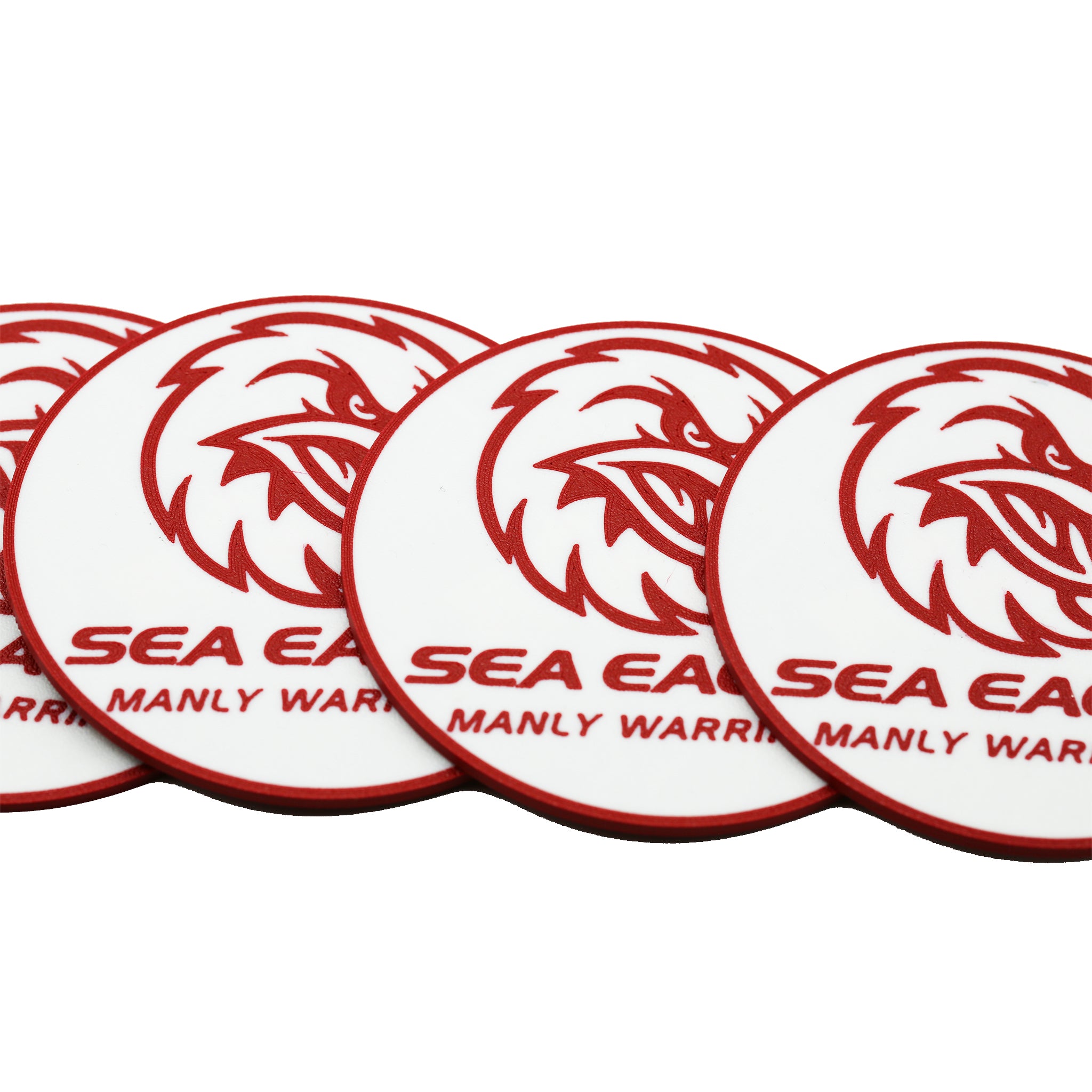 Manly Warringah Sea Eagles NRL Coaster 3D Printed Drink Coaster