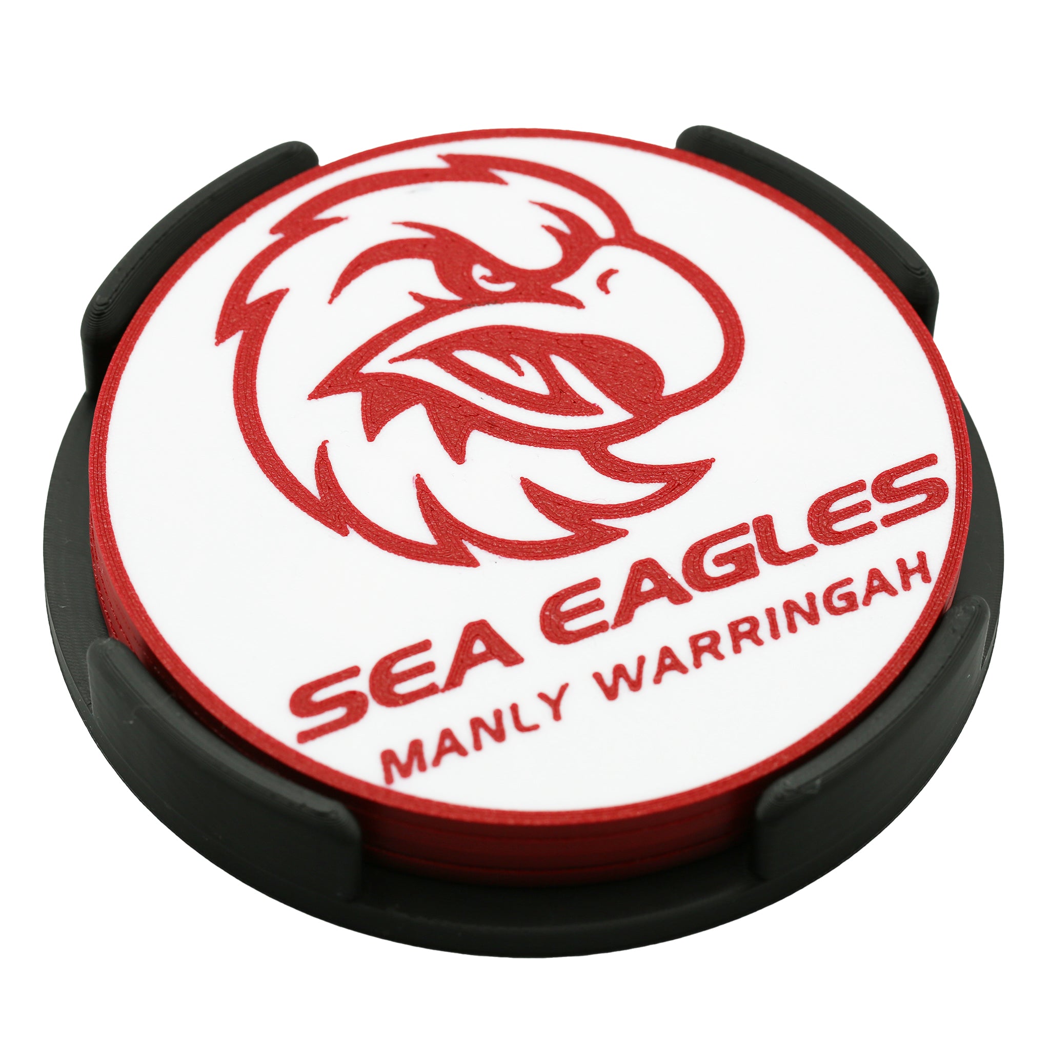 Manly Warringah Sea Eagles NRL Coaster 3D Printed Drink Coaster