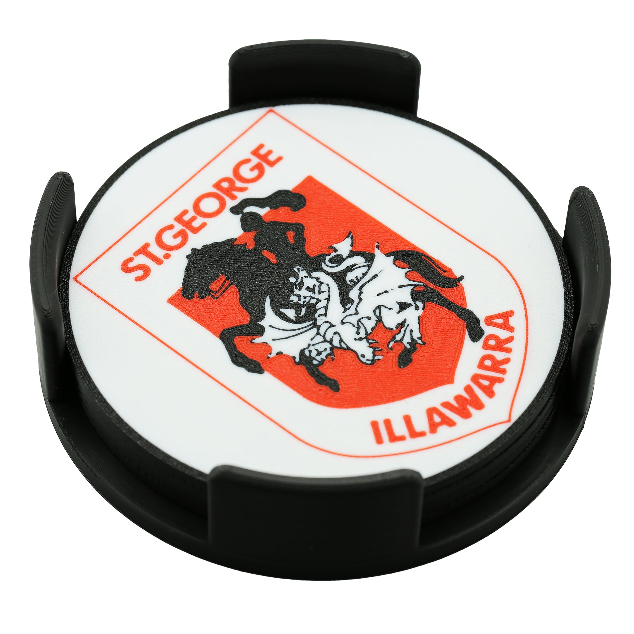 St George Illawarra Dragons NRL Coaster 3D Printed Drink Coaster