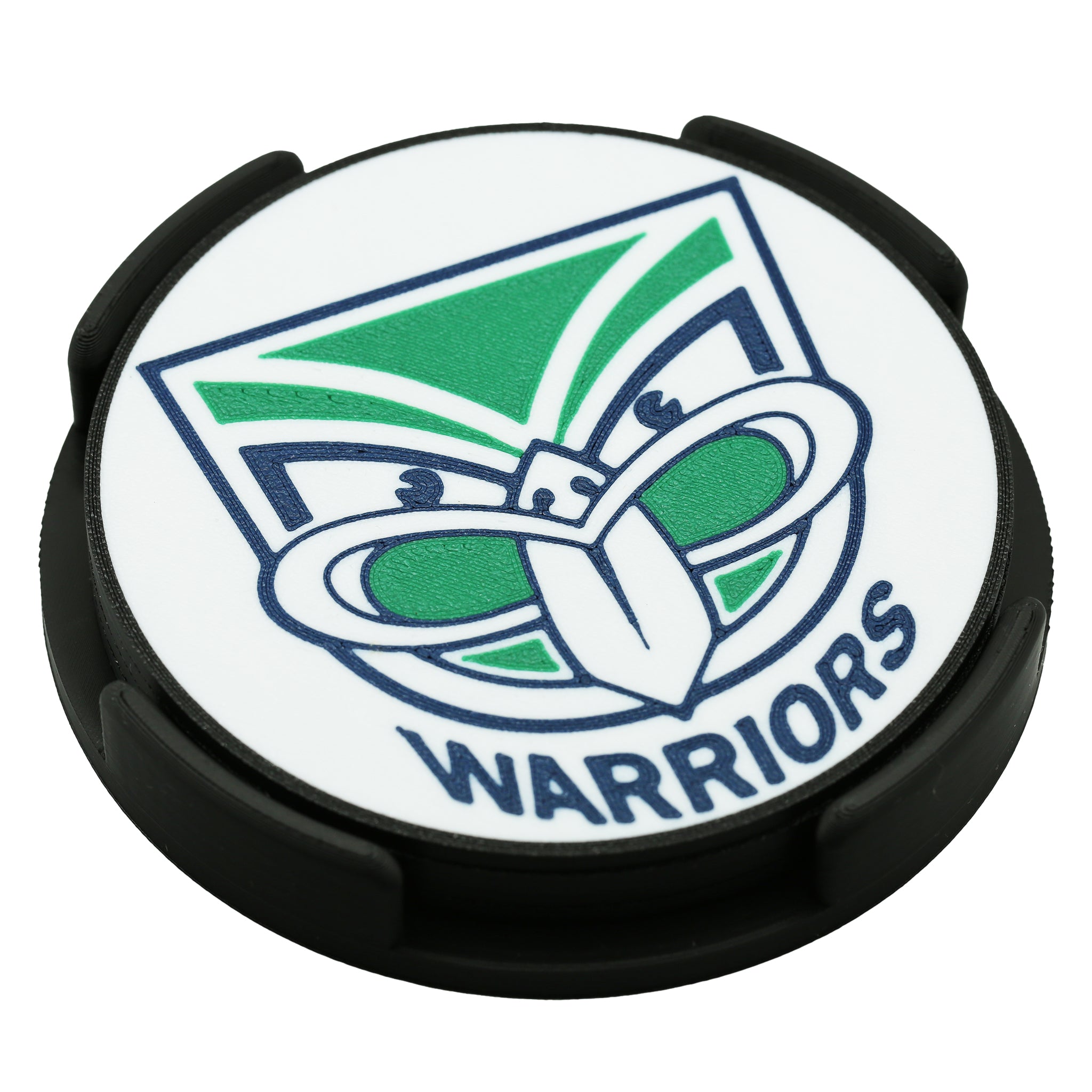 New Zealand Warriors NRL Coaster 3D Printed Drink Coaster