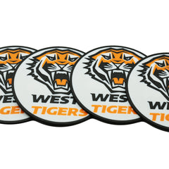 Wests Tigers NRL Coaster 3D Printed Drink Coaster