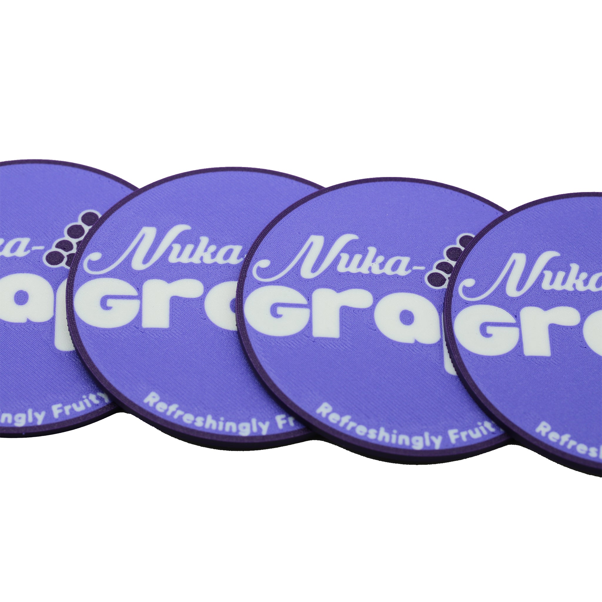 Nuka Cola Grape Coaster 3D Printed Pop Culture Drink Coaster