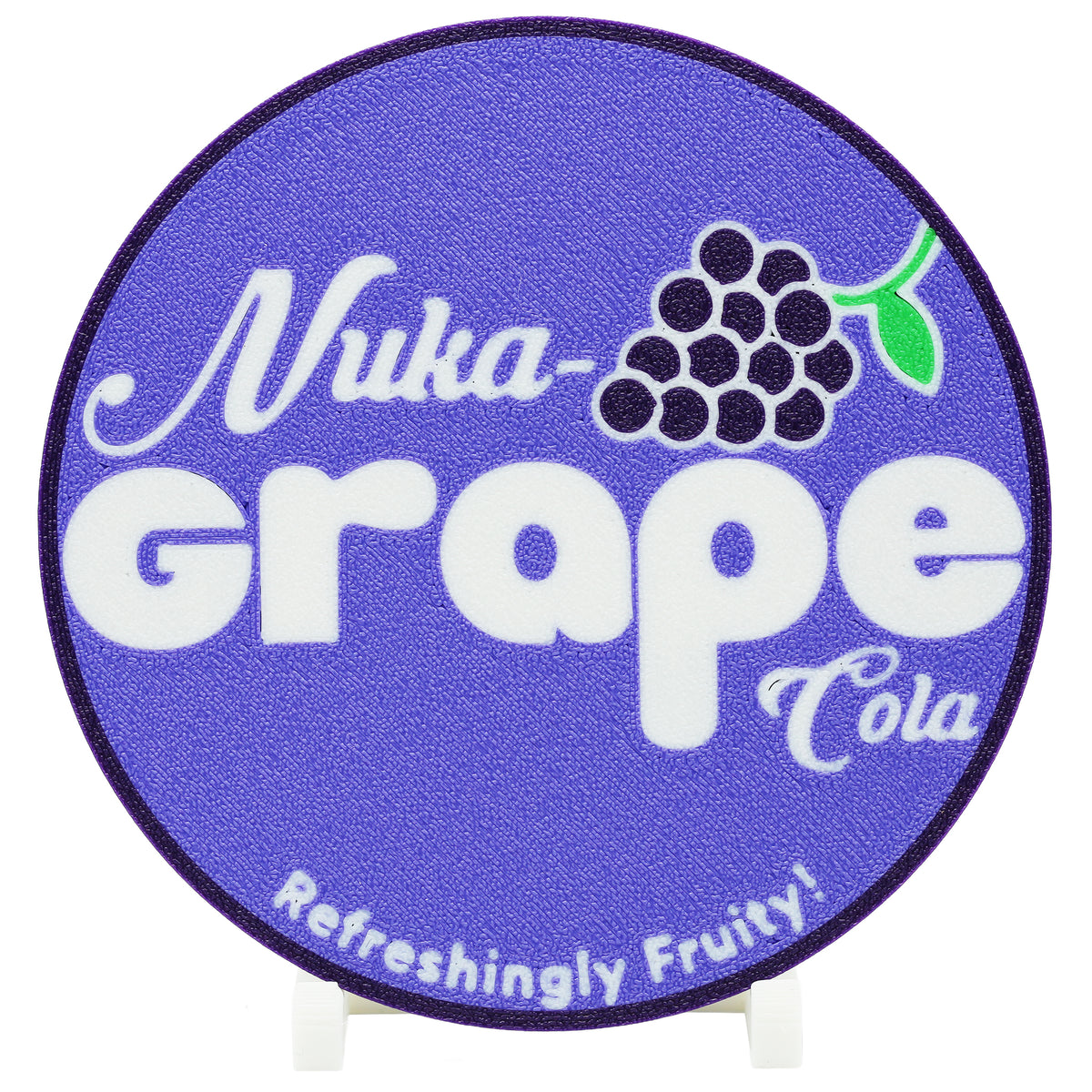 Nuka Cola Grape Coaster 3D Printed Pop Culture Drink Coaster