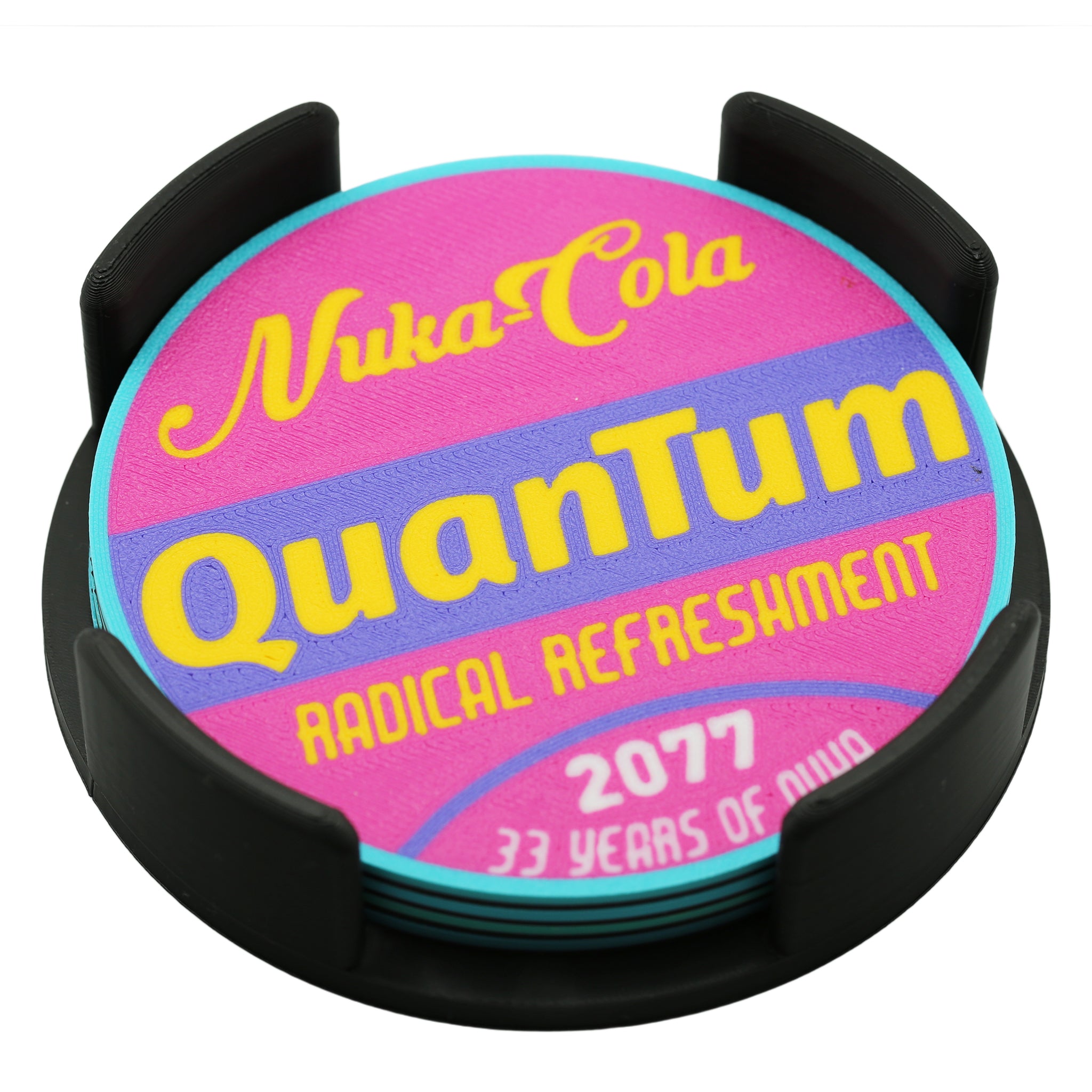 Nuka Cola Quantum Coaster 3D Printed Pop Culture Drink Coaster