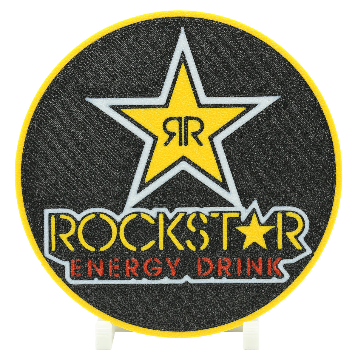 Rockstar Energy Coaster 3D Printed Soft Drink Drink Coaster