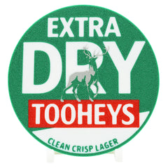 Tooheys Extra Dry Beer Coaster 3D Printed Drink Coaster