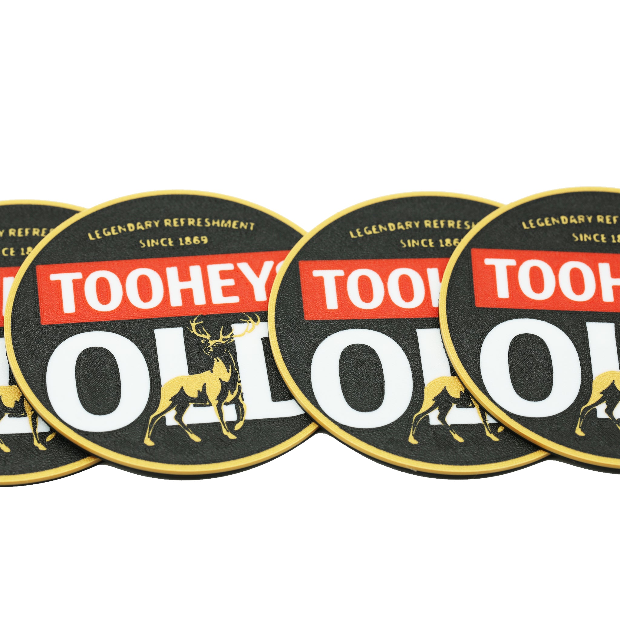 Tooheys Old Beer Coaster 3D Printed Drink Coaster