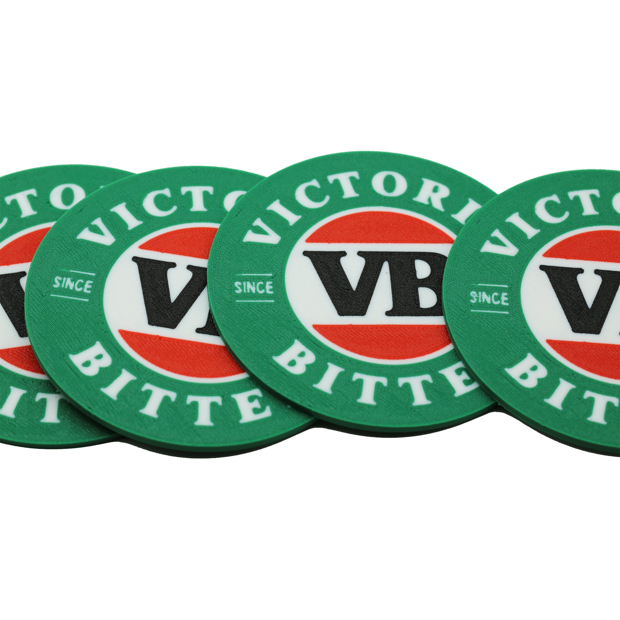 VB Victoria Bitter Beer Coaster 3D Printed Drink Coaster