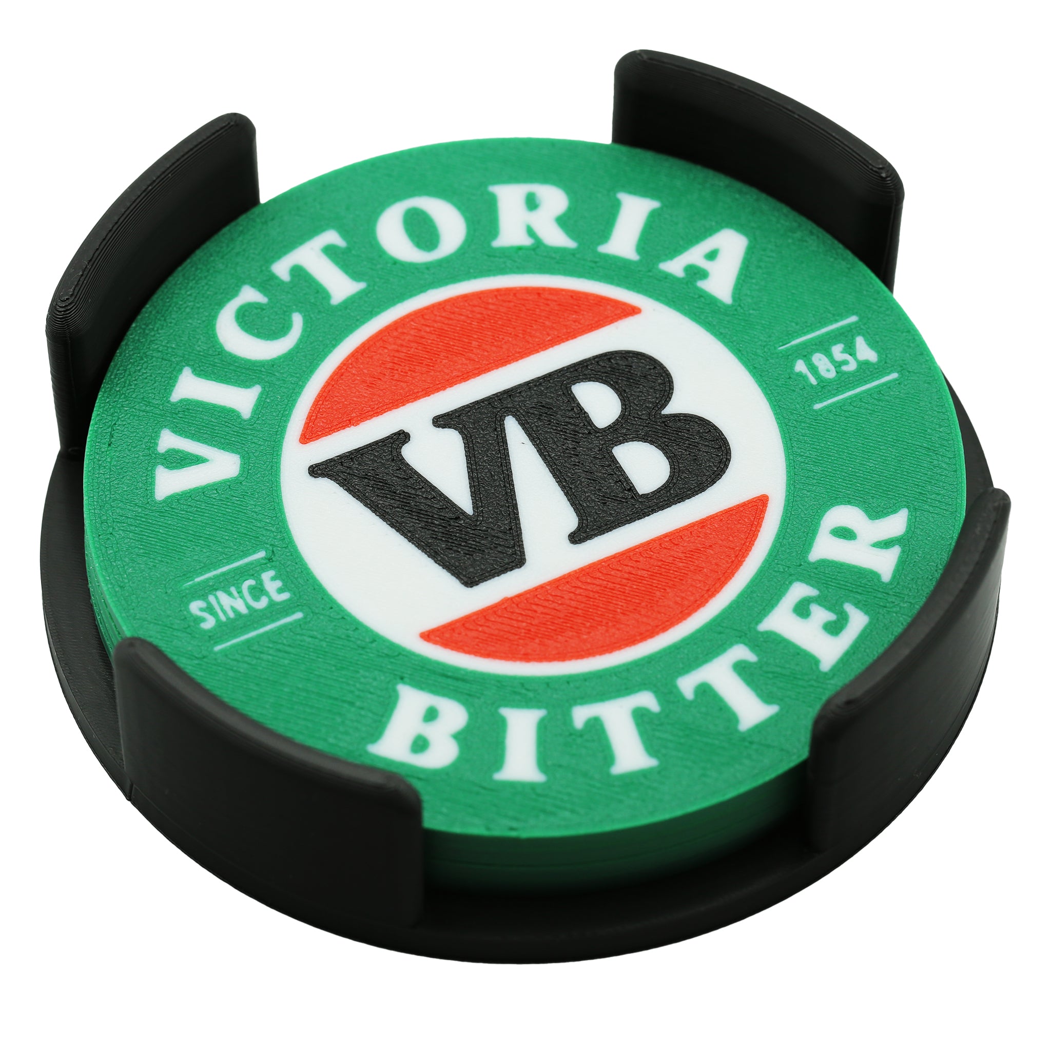 VB Victoria Bitter Beer Coaster 3D Printed Drink Coaster