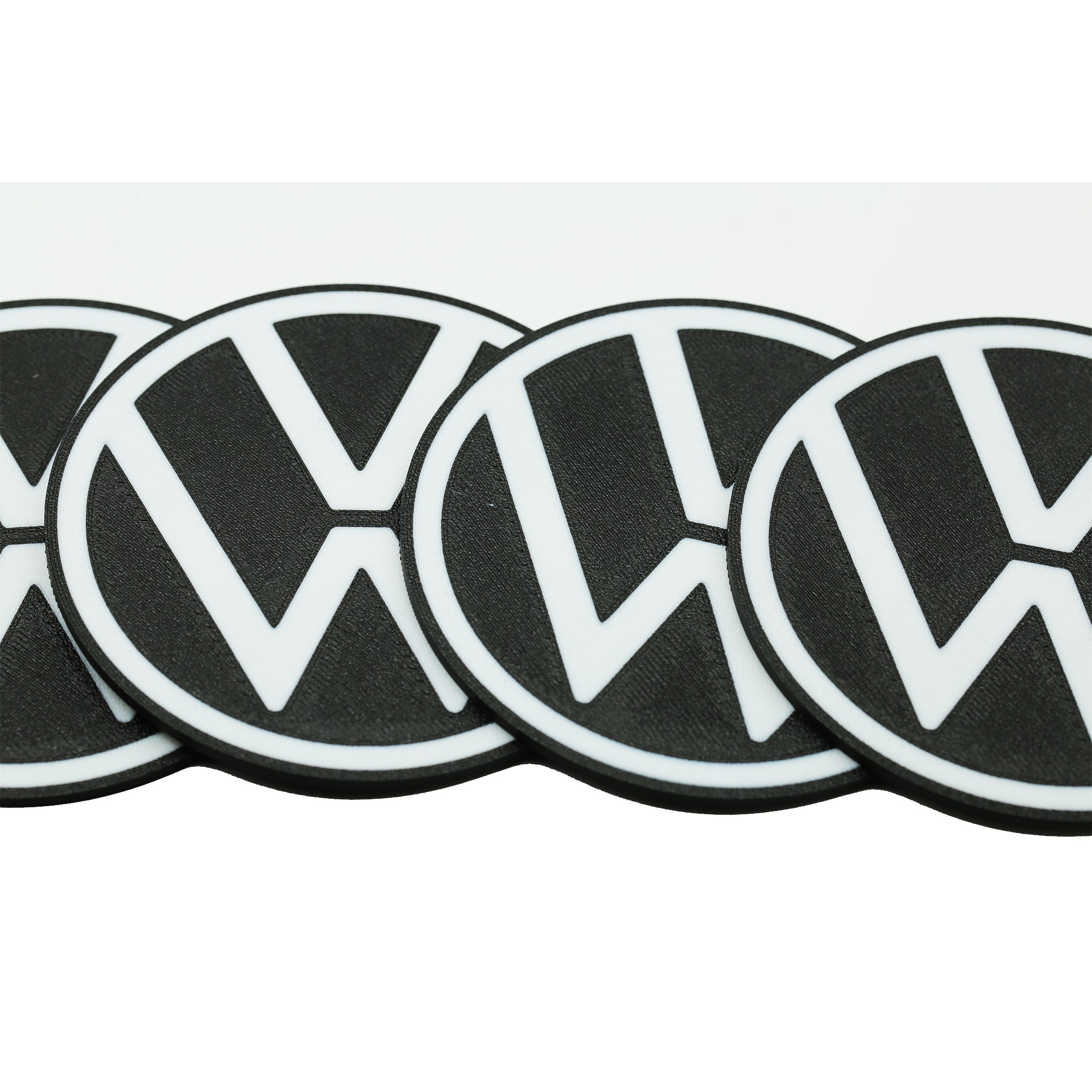 Volkswagen Logo Coaster 3D Printed Automotive Drink Coaster