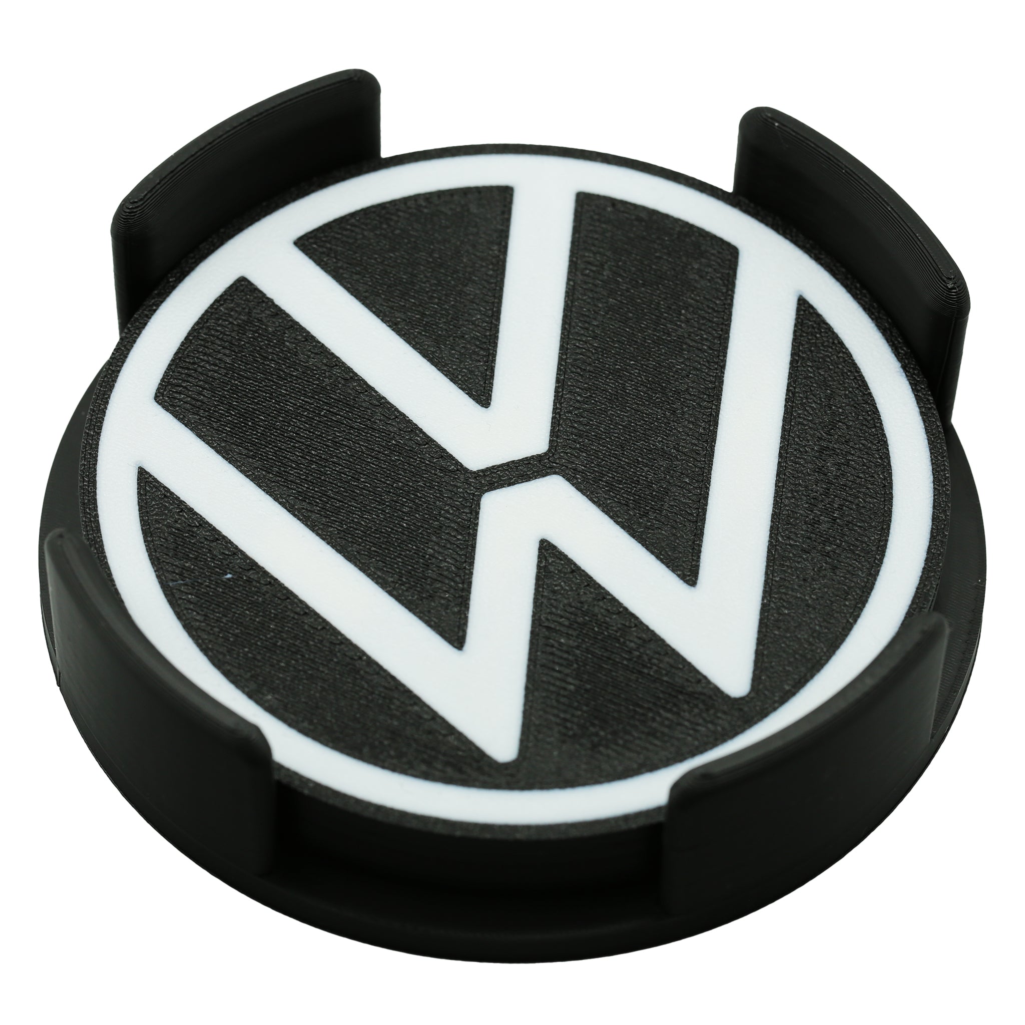 Volkswagen Logo Coaster 3D Printed Automotive Drink Coaster