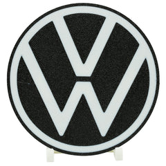 Volkswagen Logo Coaster 3D Printed Automotive Drink Coaster