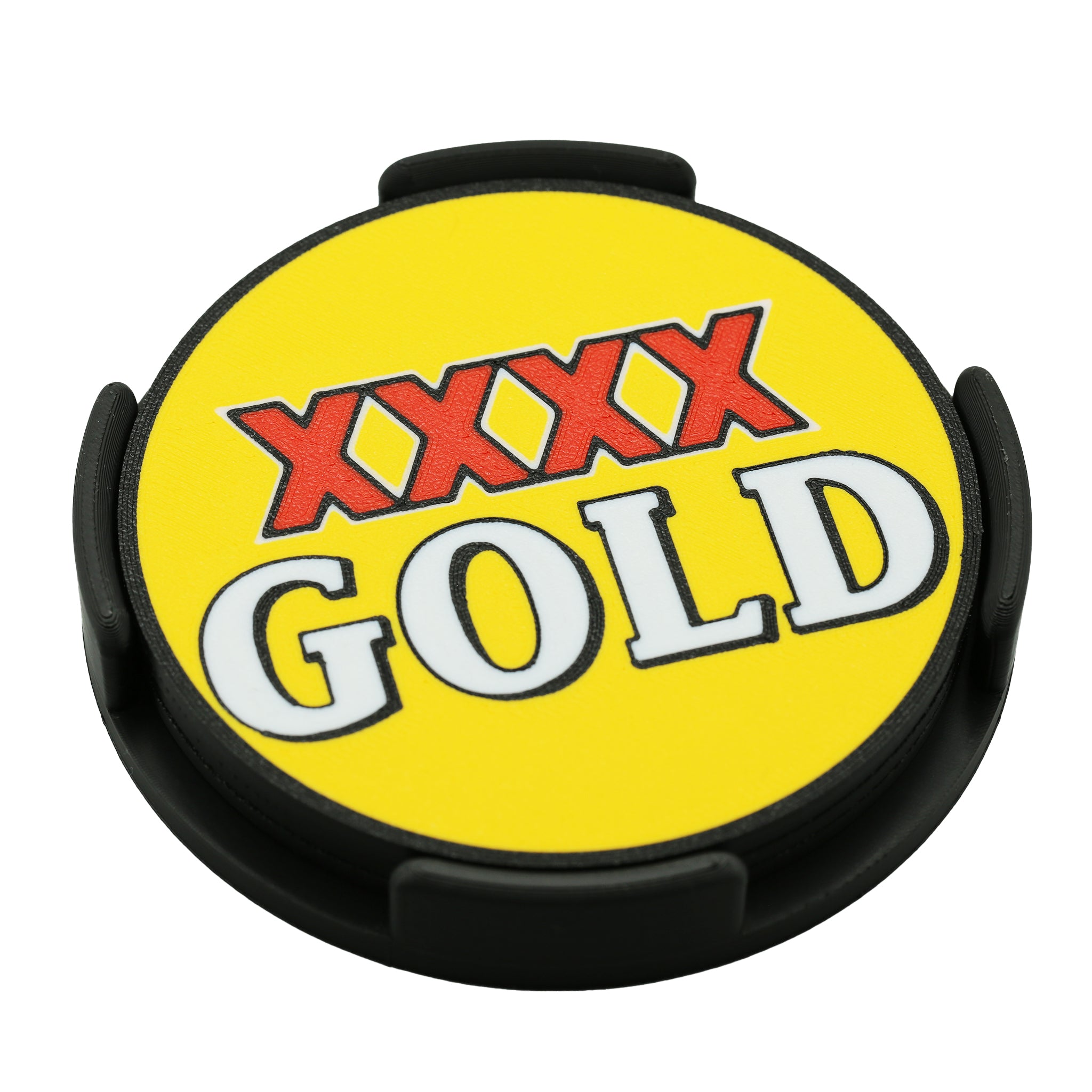 XXXX Gold Beer Coaster 3D Printed Drink Coaster