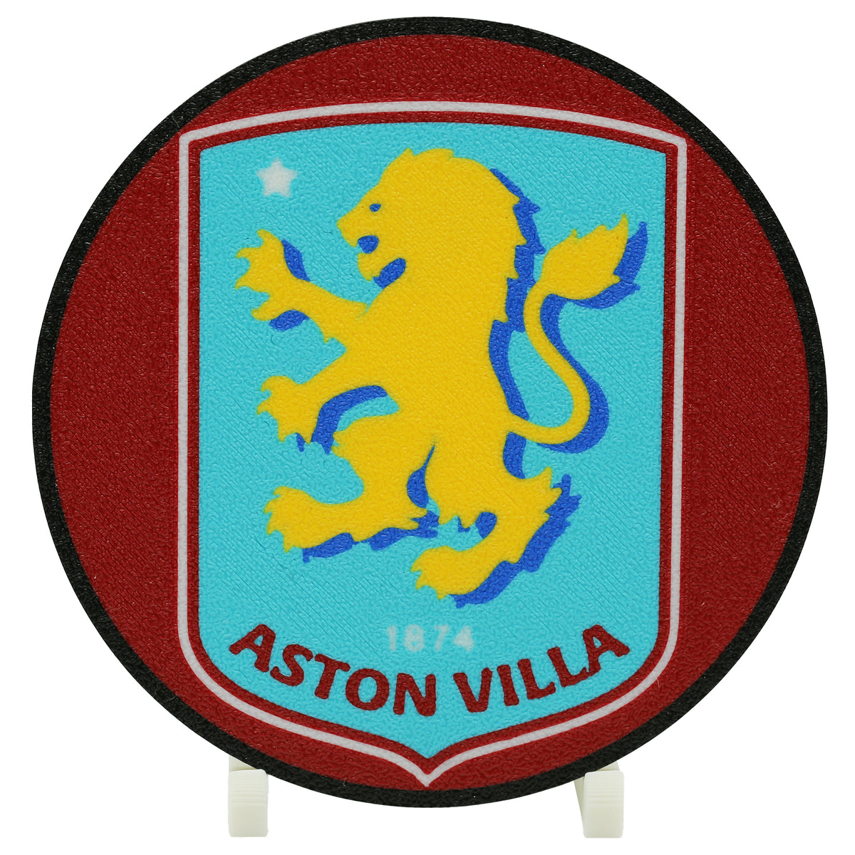 Aston Villa Premier League 3D Printed Drink Coaster