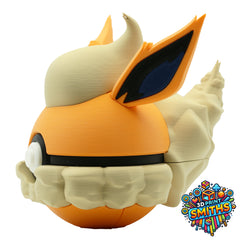 Flareon Character Ball 3D Printed Collectable