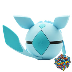 Glaceon Character Ball 3D Printed Collectable
