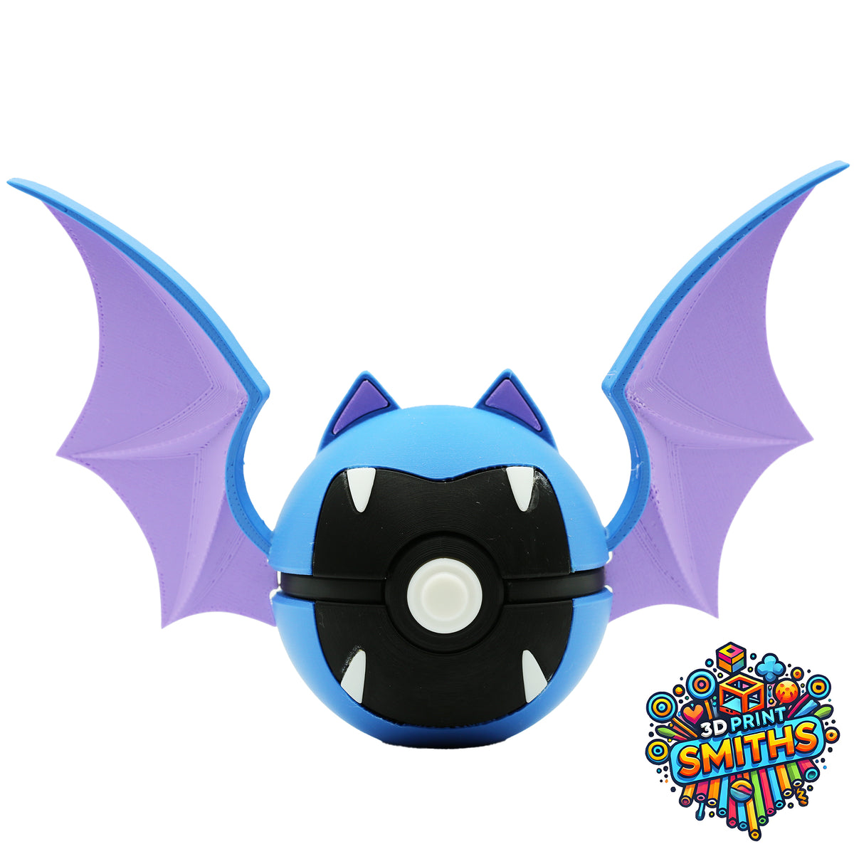 Golbat Character Ball 3D Printed Collectable