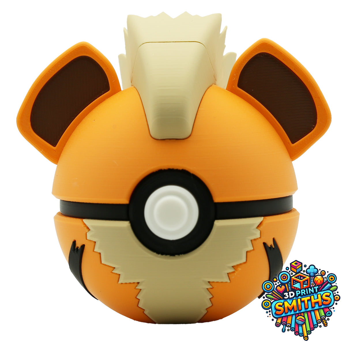 Growlithe Character Ball 3D Printed Collectable