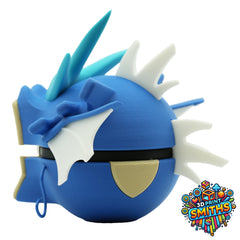 Gyarados Character Ball 3D Printed Collectable