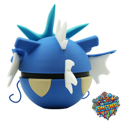 Gyarados Character Ball 3D Printed Collectable