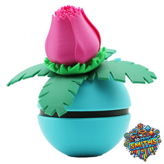 Ivysaur Character Ball 3D Printed Collectable