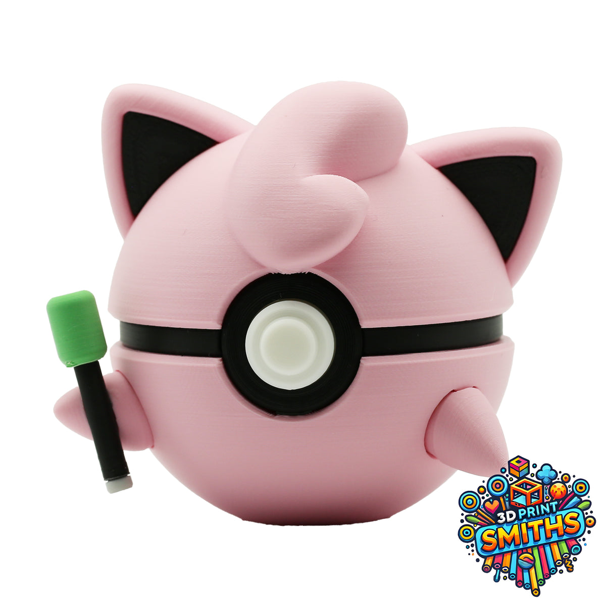 Jigglypuff Character Ball 3D Printed Collectable