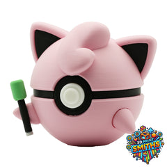 Jigglypuff Character Ball 3D Printed Collectable
