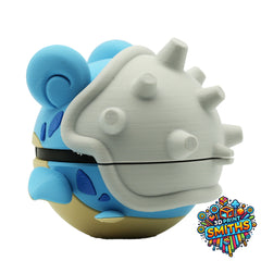 Lapras Character Ball 3D Printed Collectable