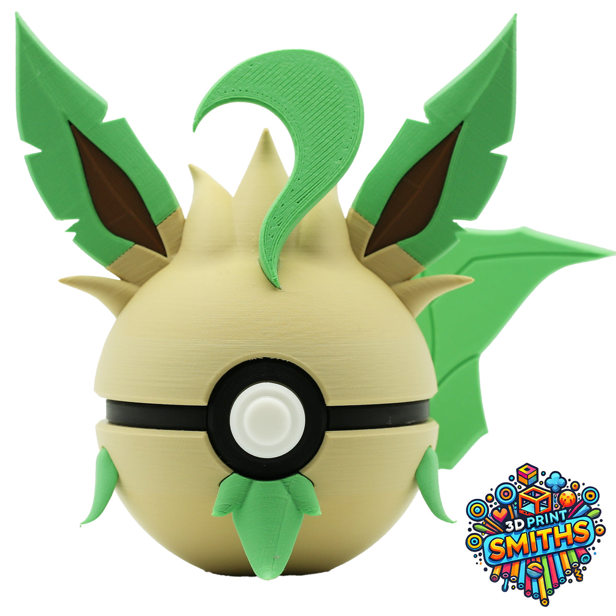 Leafeon Character Ball 3D Printed Collectable