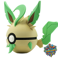 Leafeon Character Ball 3D Printed Collectable