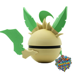 Leafeon Character Ball 3D Printed Collectable