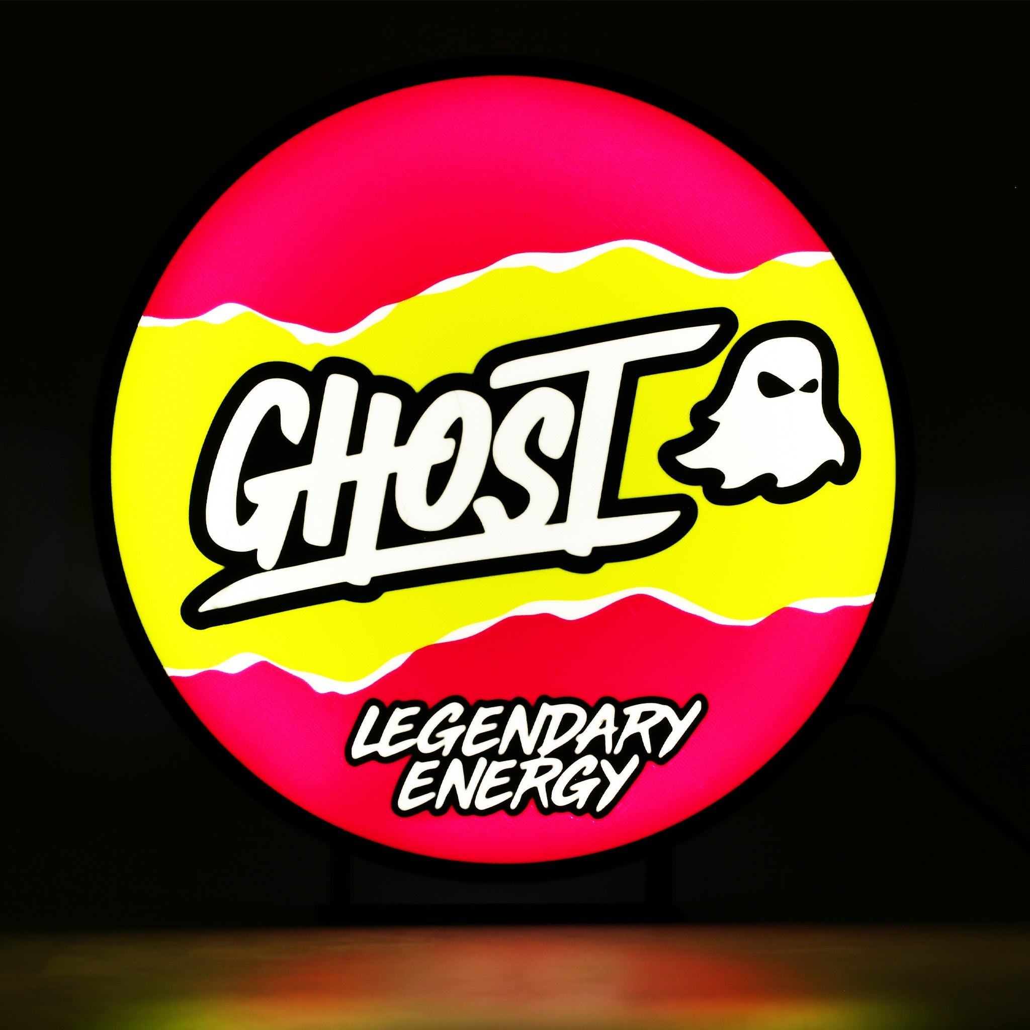 Ghost Energy Drink Light Box - Custom Colours - The 3D Print Smiths