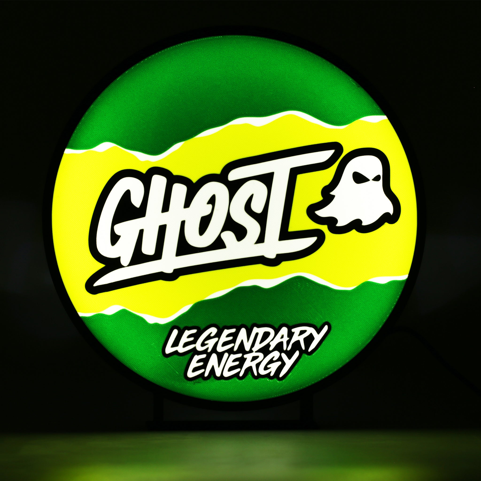 Ghost Energy Drink Light Box - Custom Colours - The 3D Print Smiths