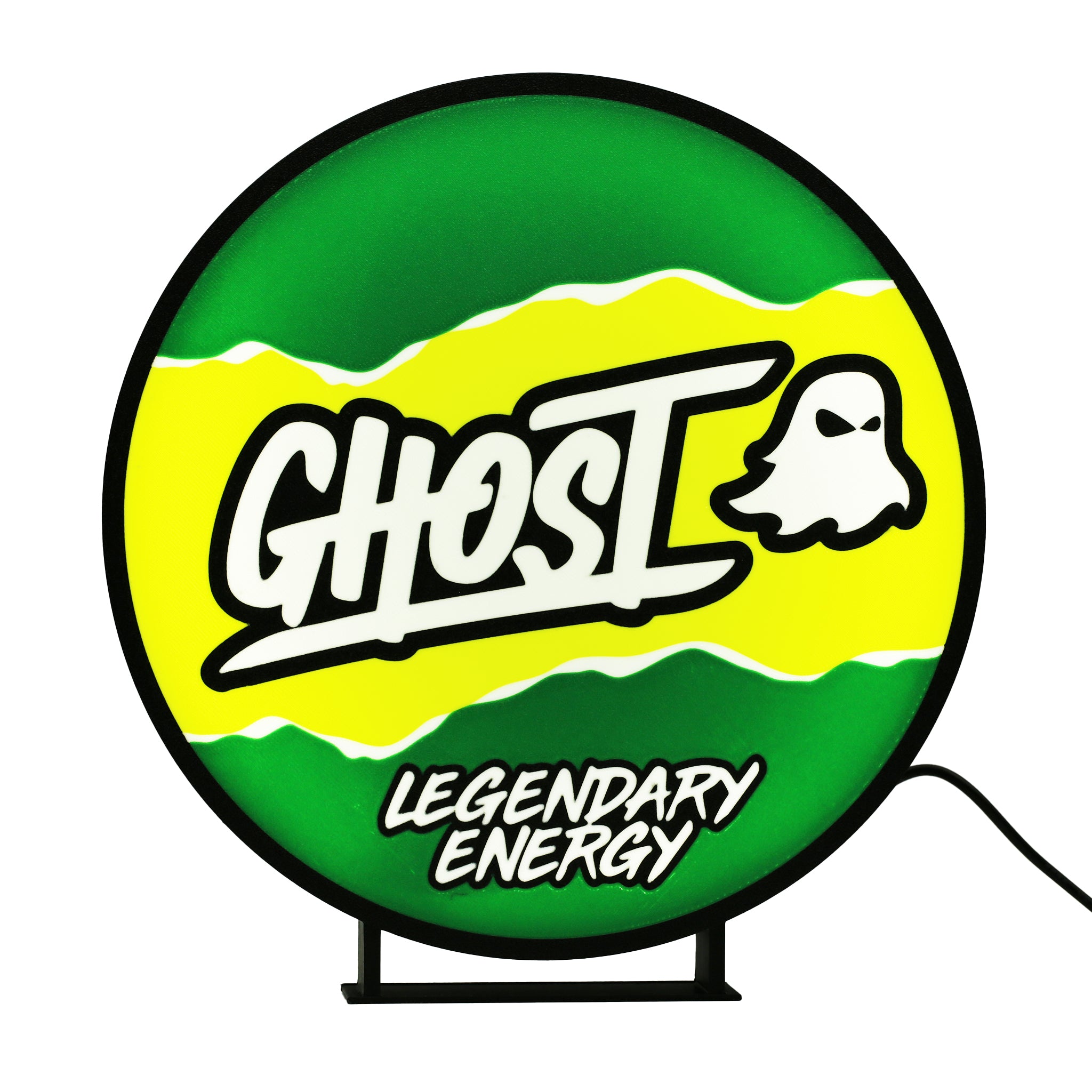 Ghost Energy Drink Light Box - Custom Colours - The 3D Print Smiths