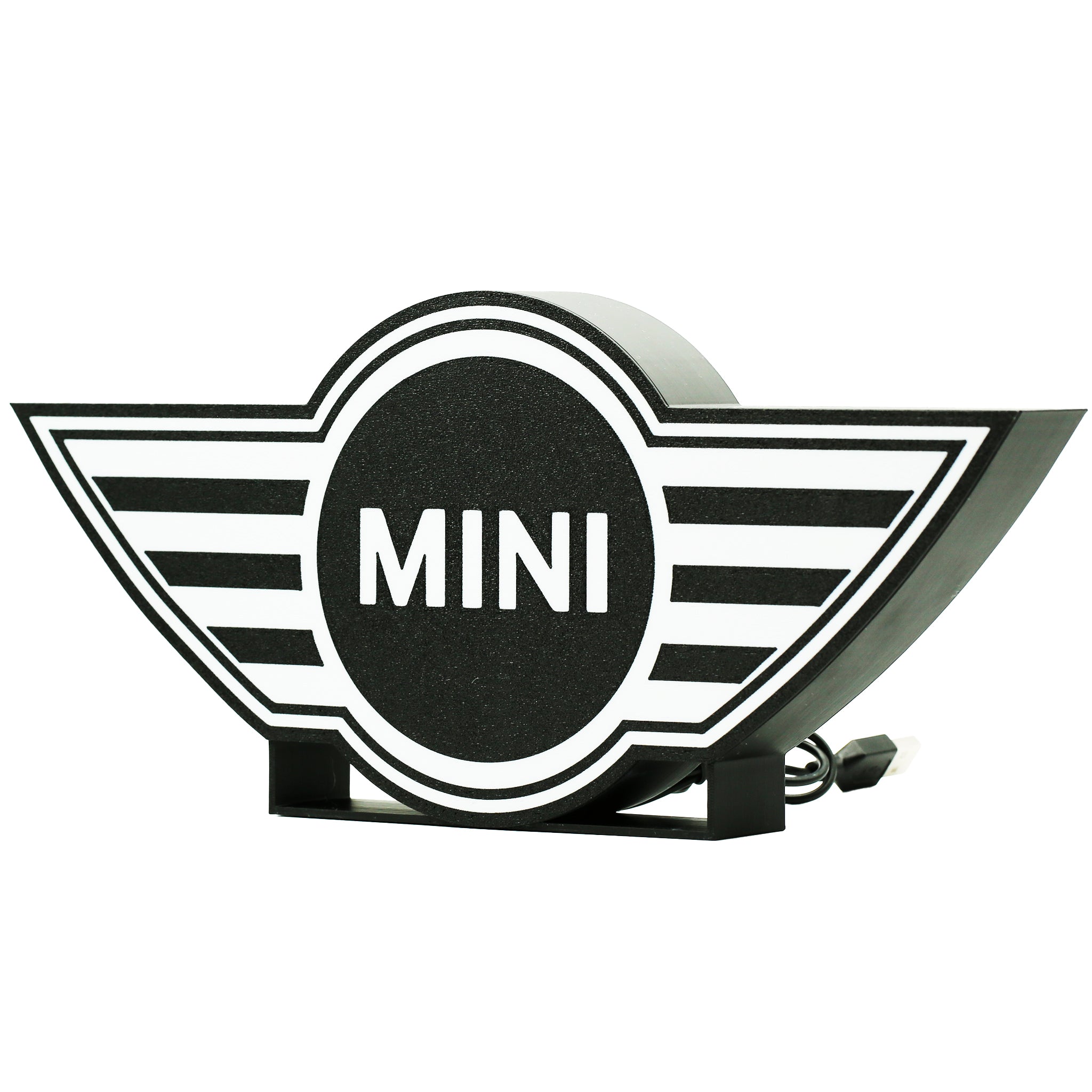 Mini Cooper Automotive Logo Light Box - The 3D Print Smiths