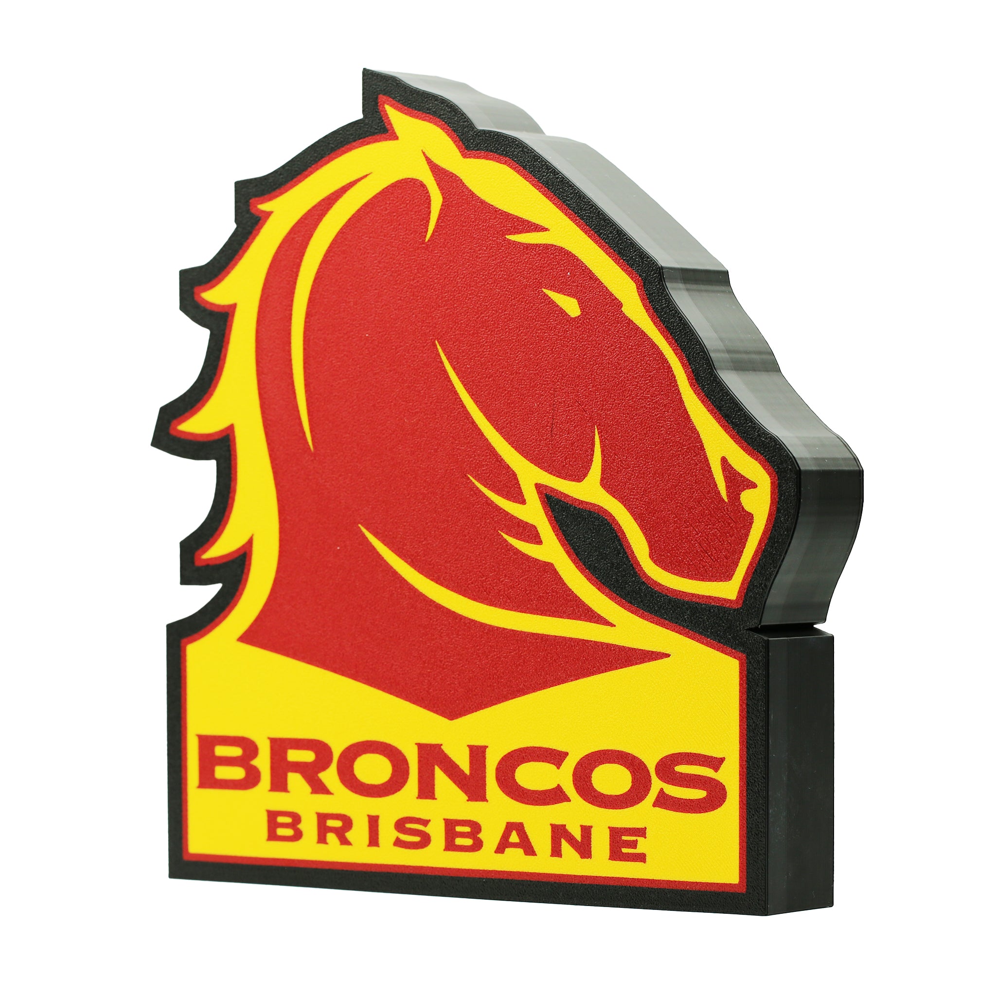 Brisbane Broncos NRL Light Box - The 3D Print Smiths