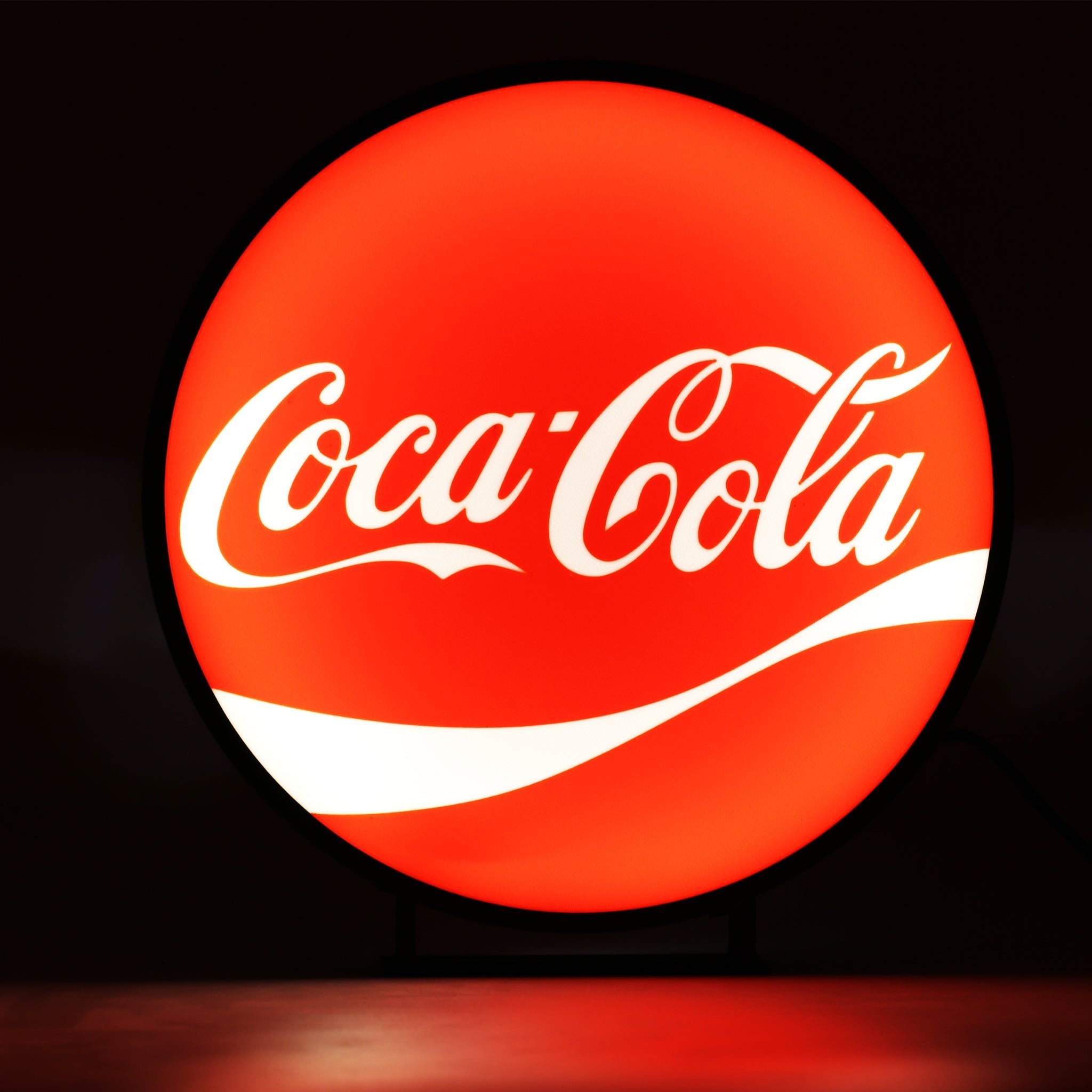 Coca Cola Classic Logo Light Box - The 3D Print Smiths