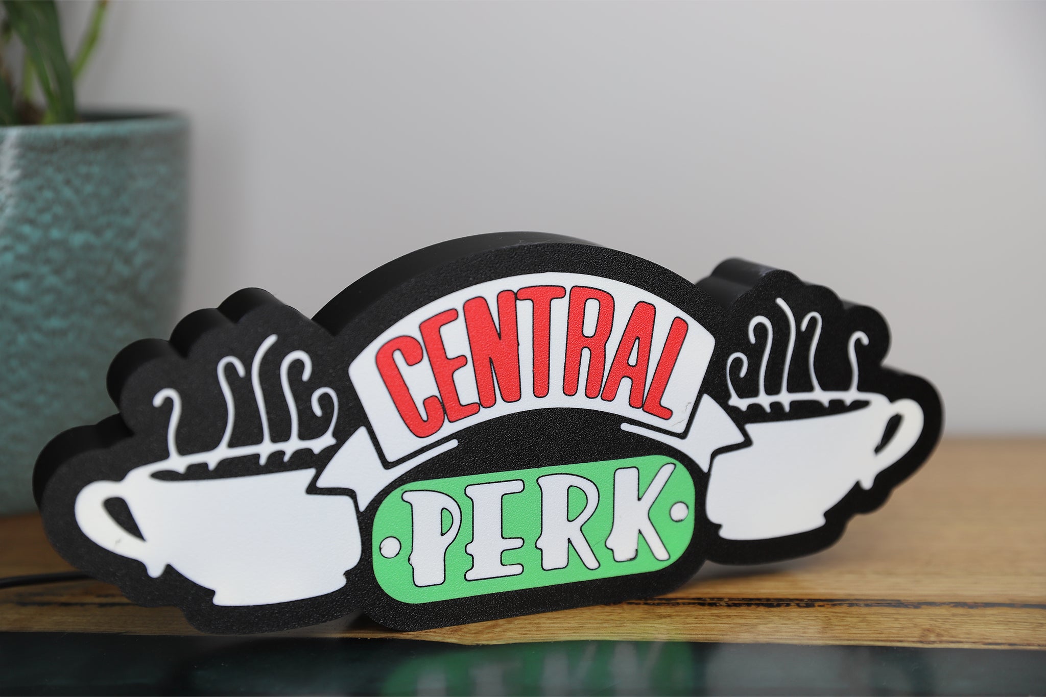 Friends Central Perk Logo Light Box - The 3D Print Smiths