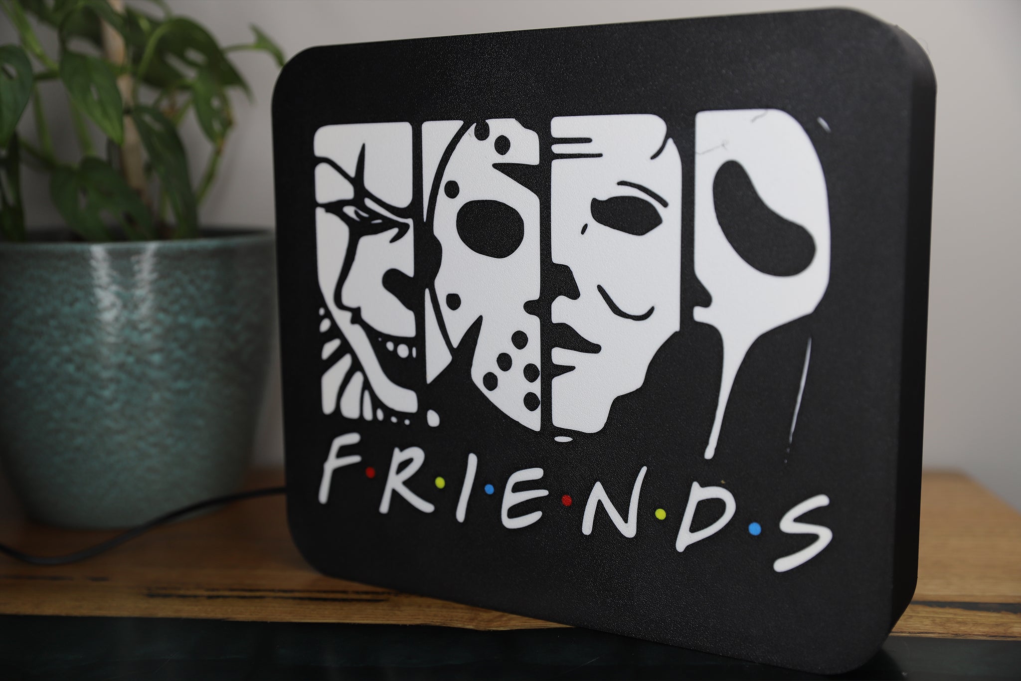 Friends Serial Killers Logo Light Box - The 3D Print Smiths