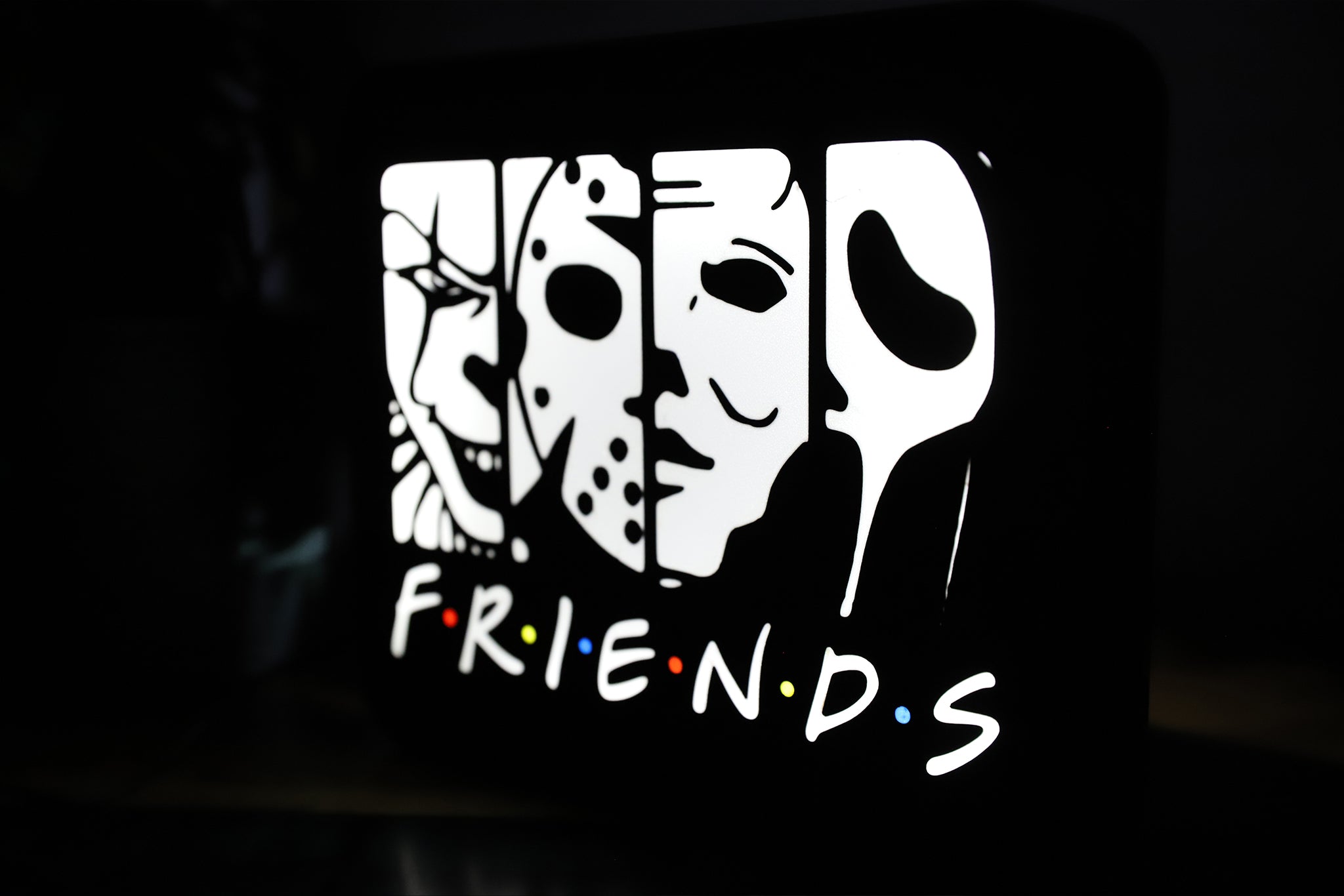 Friends Serial Killers Logo Light Box - The 3D Print Smiths