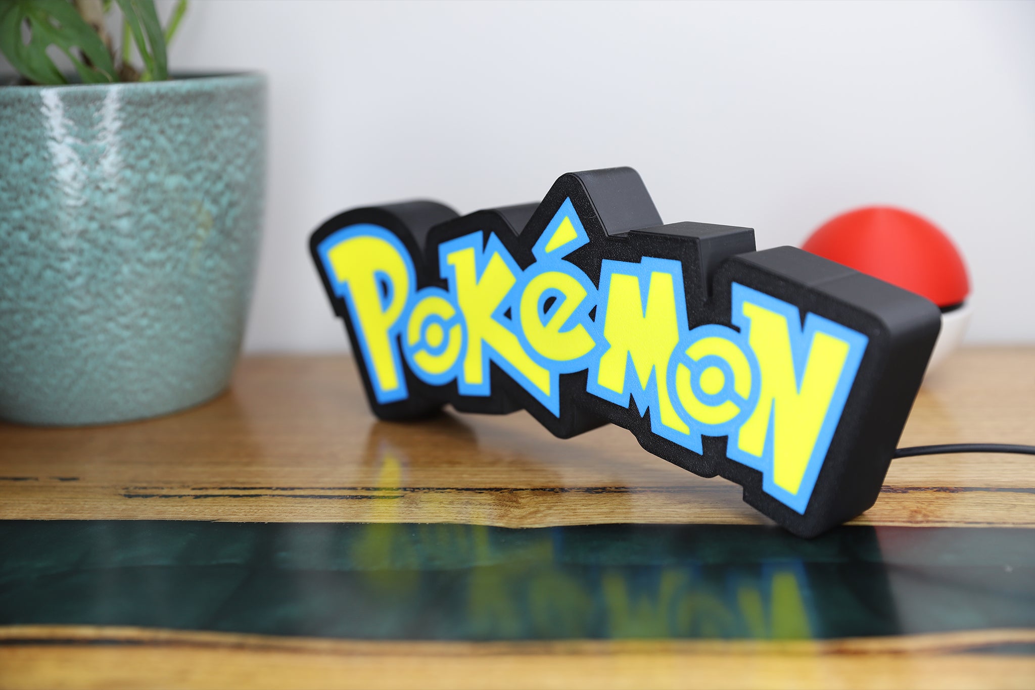 Pokemon Logo Light Box - The 3D Print Smiths