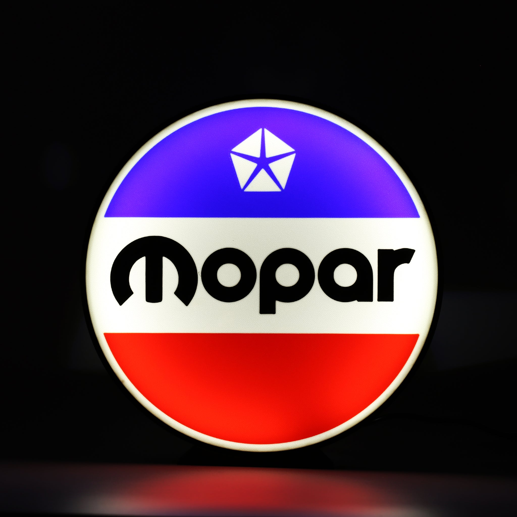 Mopar Round 1972-1984 Logo Light Box