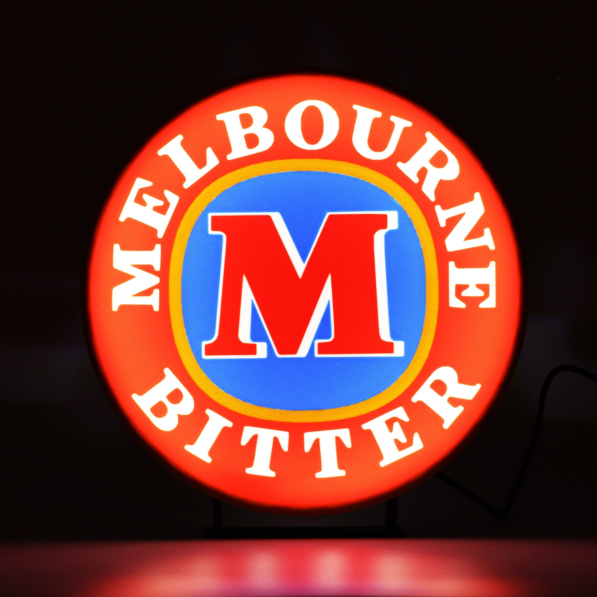 Melbourne Bitter Beer Light Box - The 3D Print Smiths