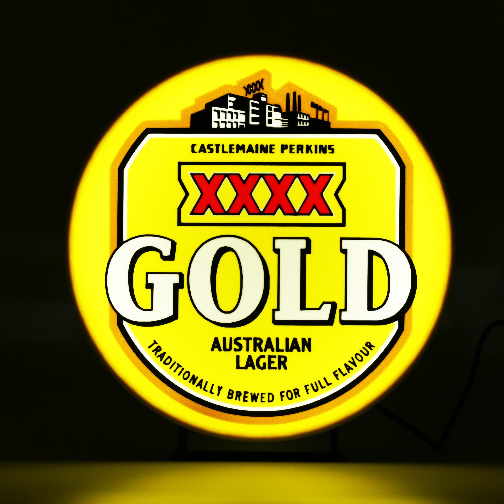 XXXX Gold Beer Light Box - The 3D Print Smiths