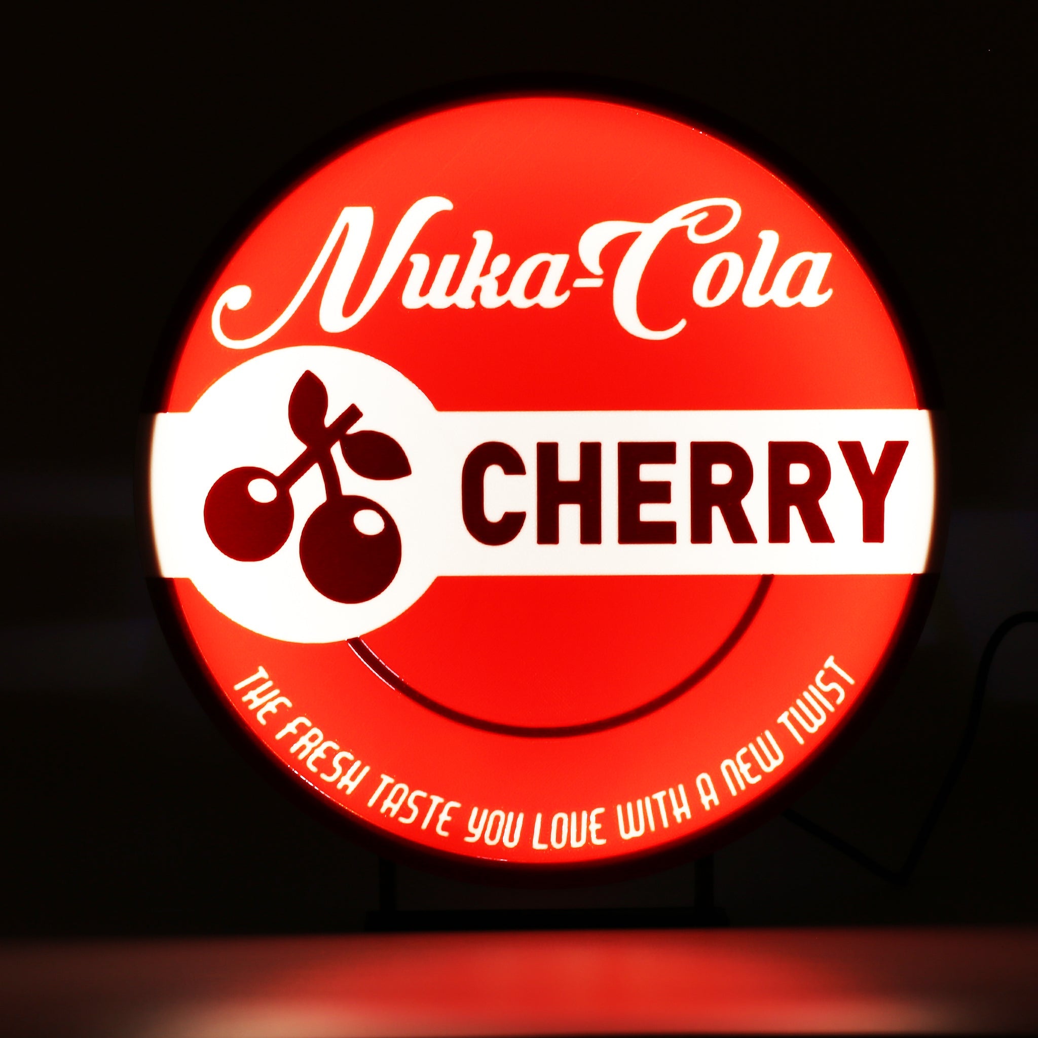 Nuka-Cola Cherry Light Box - The 3D Print Smiths